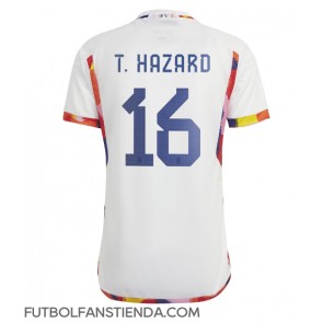Bélgica Thorgan Hazard #16 Segunda Equipación Mundial 2022 Manga Corta